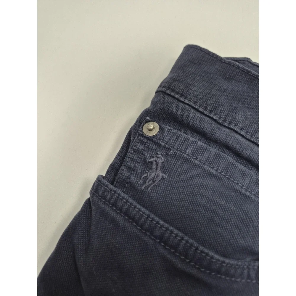 Polo Ralph Lauren Jeans Mens 32x32 Dark Blue Straight Leg Stretch Denim Pants